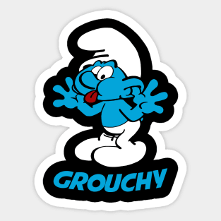 Grouchy Licks Sticker